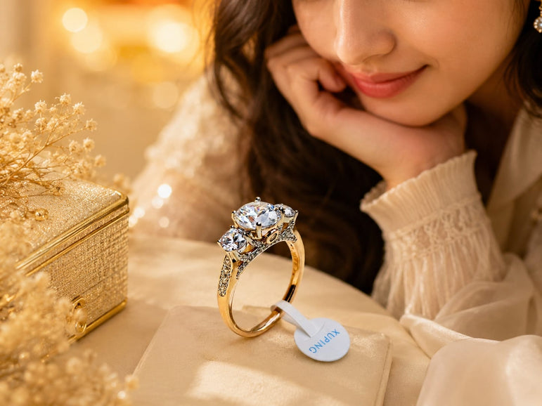 24k Gold Plated Branded Ring