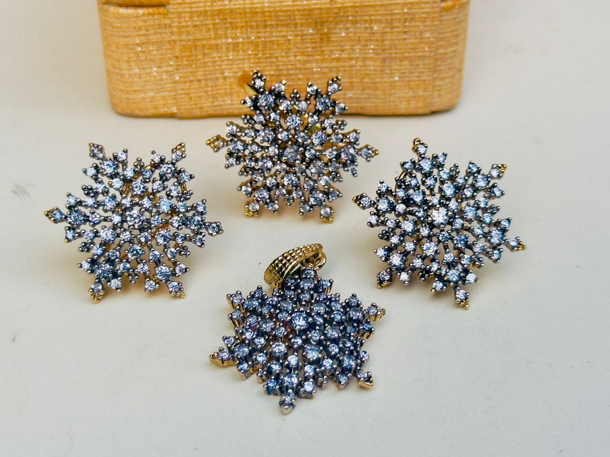Goldplated Zircon Set