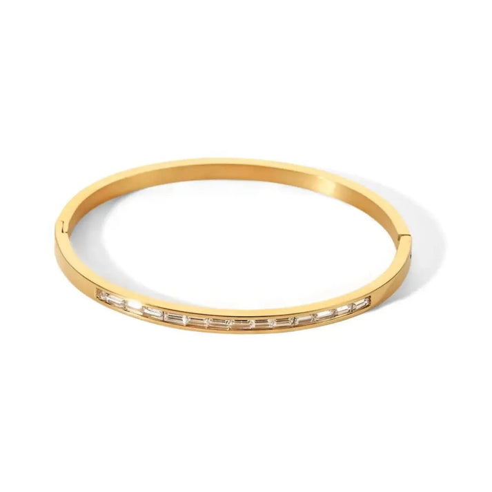 Goldplated openable bracelet