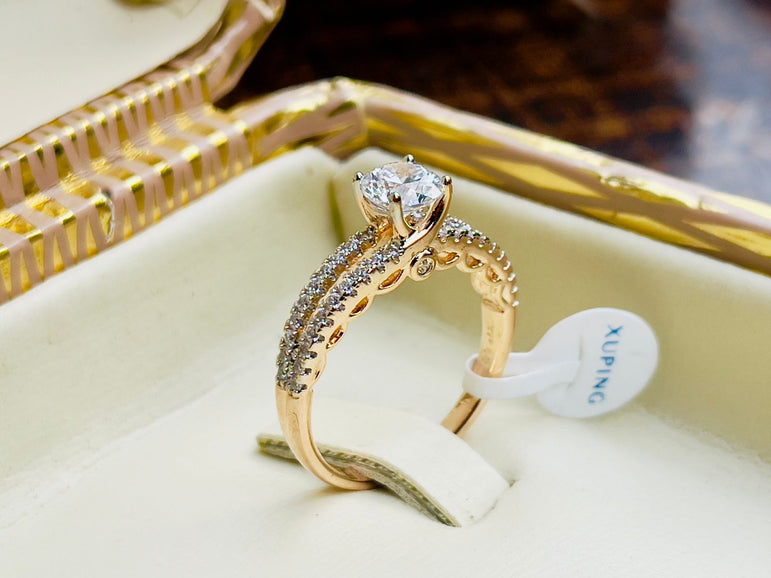 24k Gold Plated Branded Ring