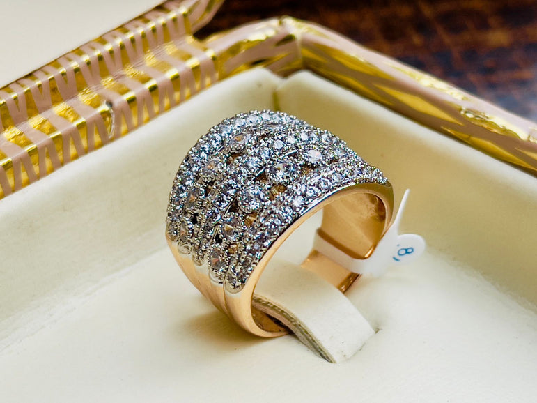 24k Gold Plated Branded Ring