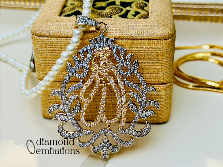 Goldplated Allah pendant