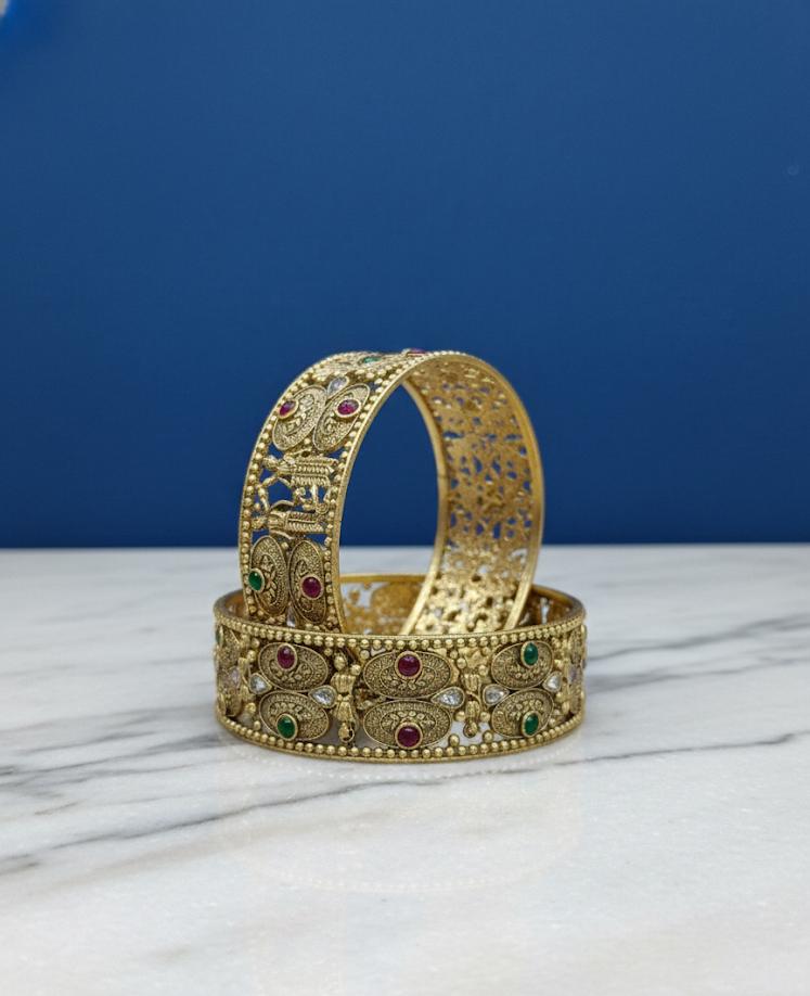 Goldplated Indian Rajwari Karaa