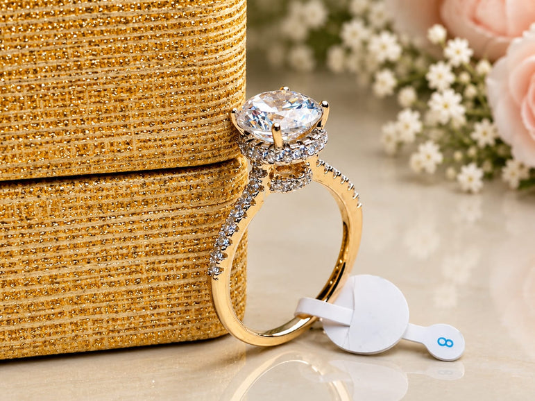 24k Gold Plated Branded Ring