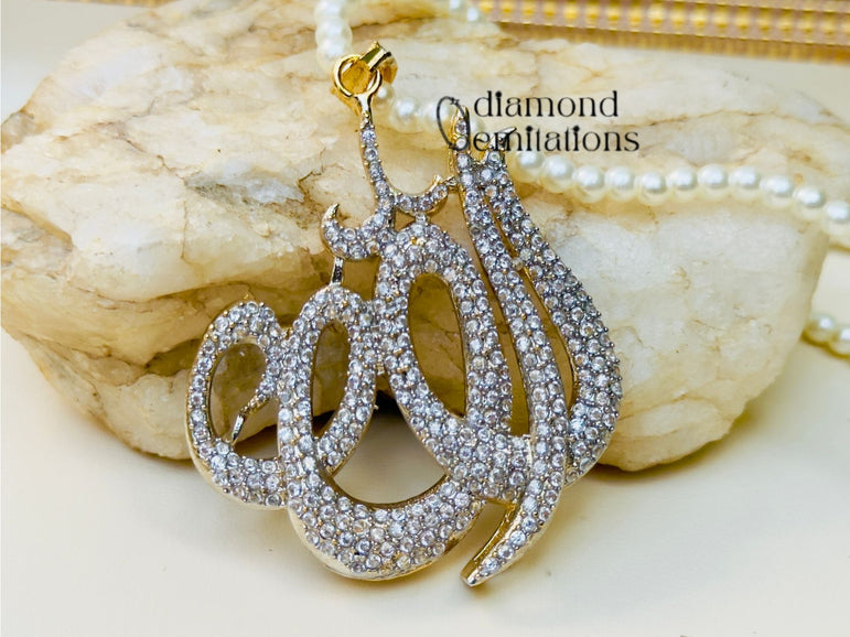 Goldplated Allah pendant