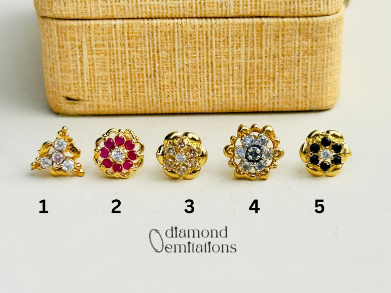 Diamond Cut Nosepins