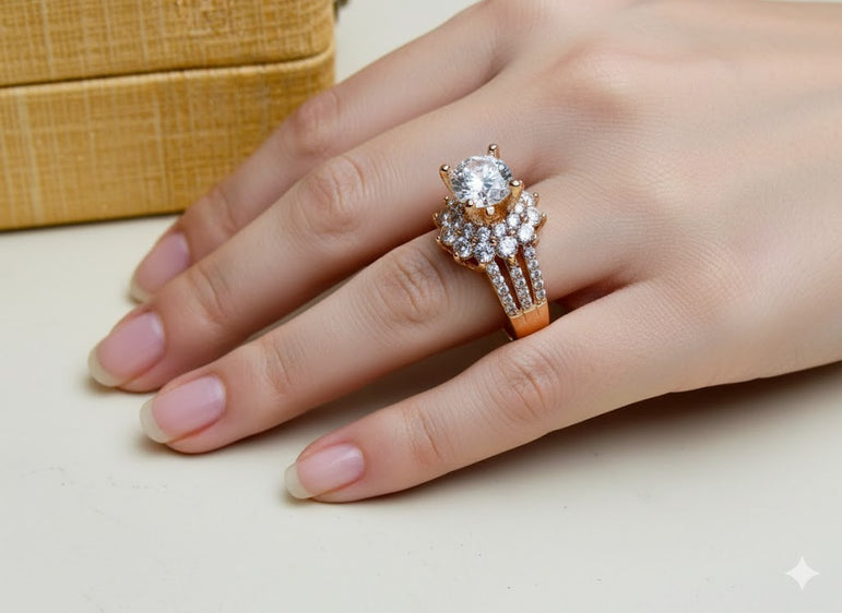 24k gold plated imported ring