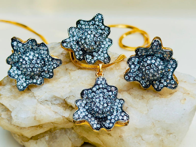 22k Goldplated Pendent Set