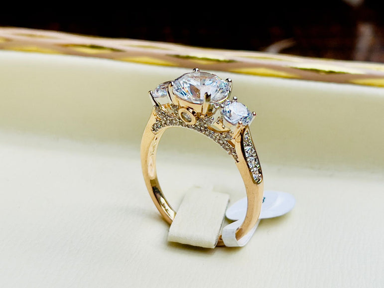 24k Gold Plated Branded Ring