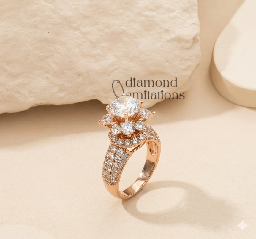 24k goldplated imported rings