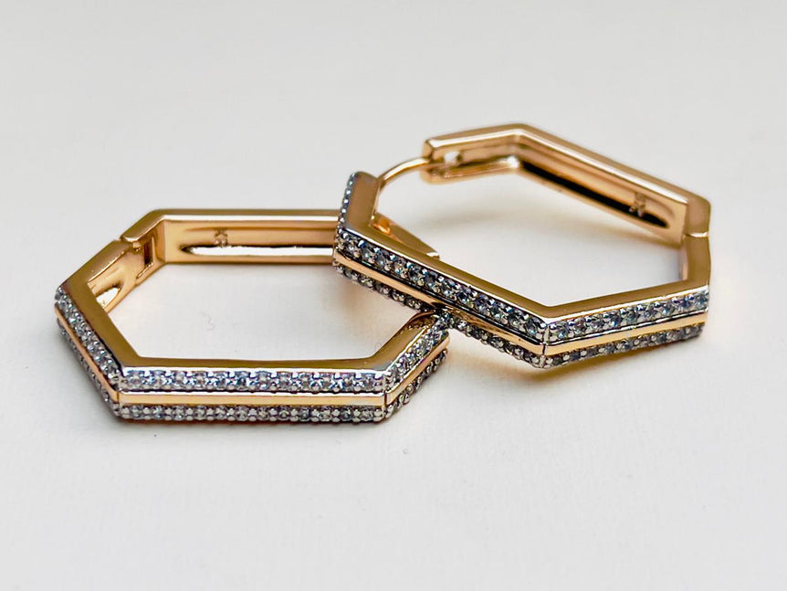 24k Goldplated Imported Branded Earhoops