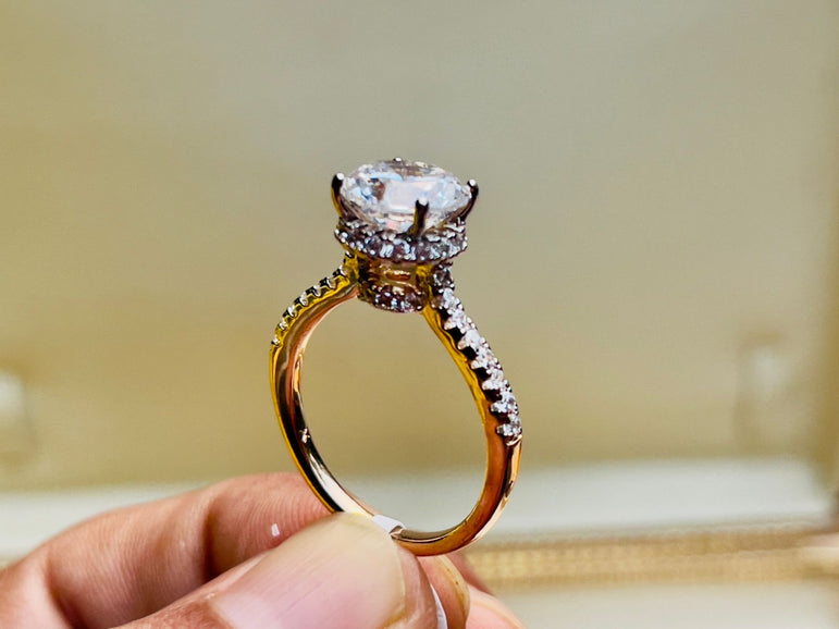 24k Gold Plated Branded Ring