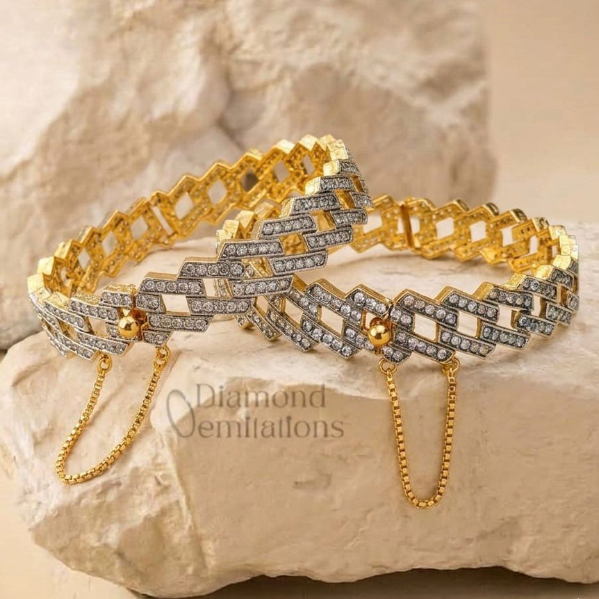 Designer Gold plated bangles