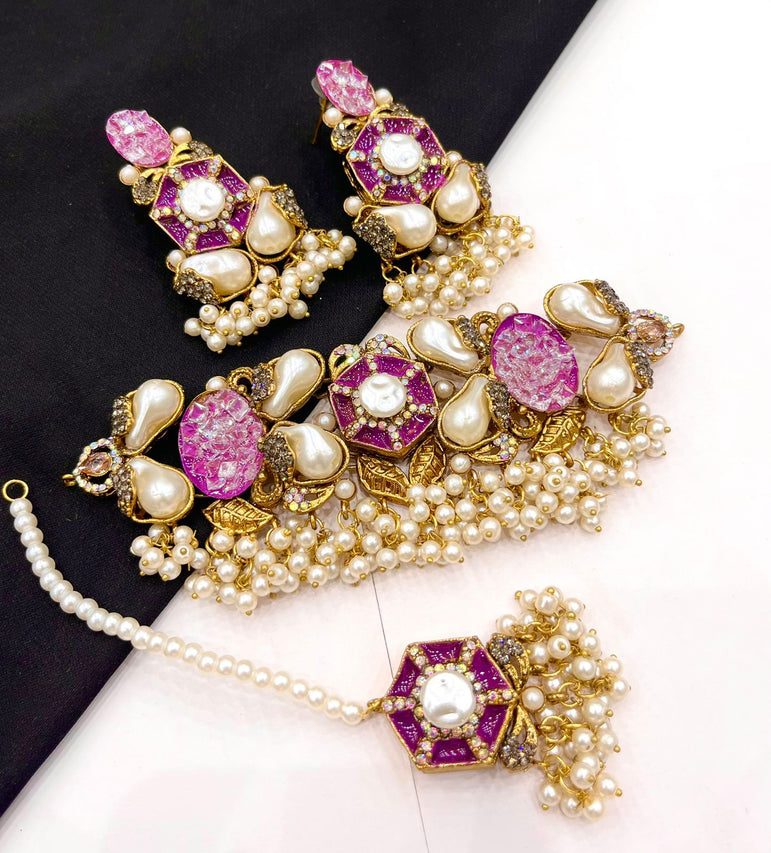 Goldplated Chokar Set