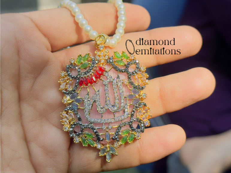 Goldplated Allah pendant