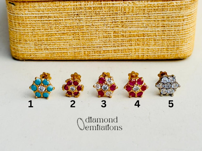 Diamond Cut Nosepins