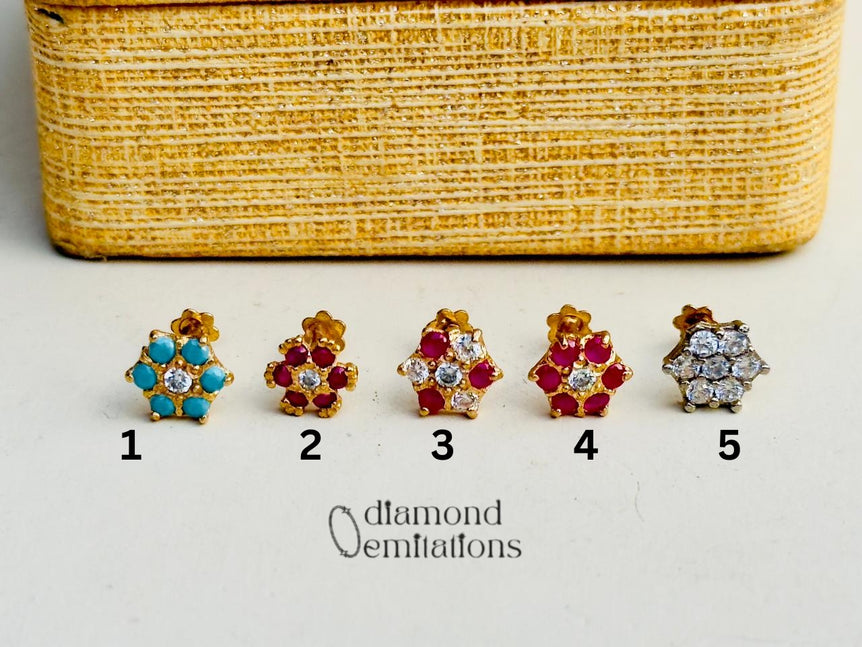 Diamond Cut Nosepins