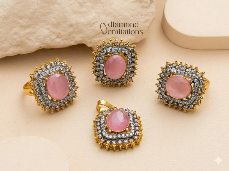 22k Goldplated Pendent Set