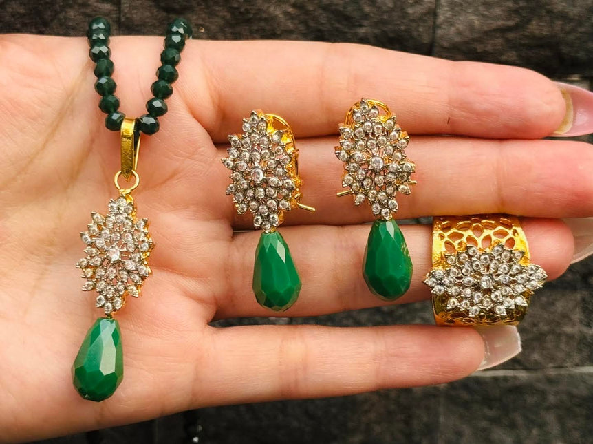 Diamond Cut Zircon Set