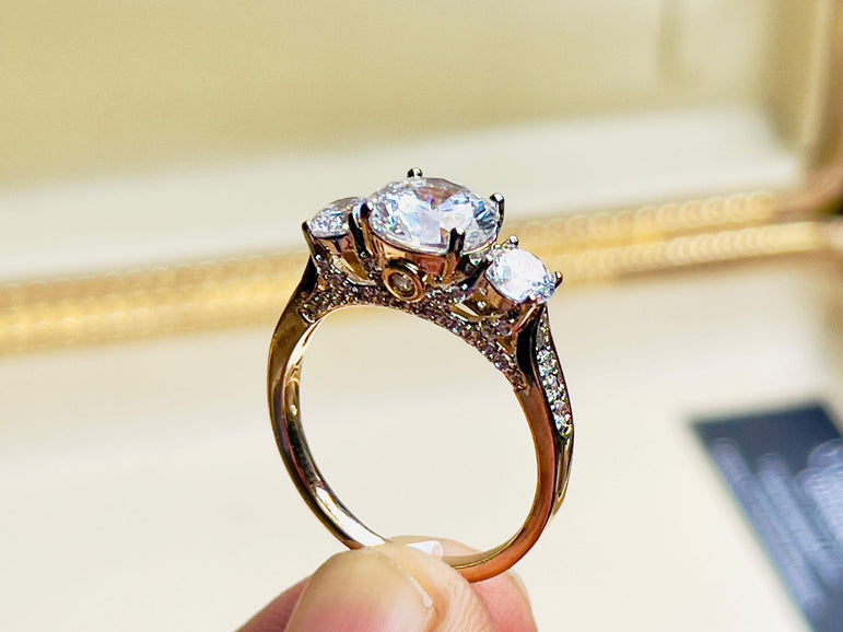 24k Gold Plated Branded Ring