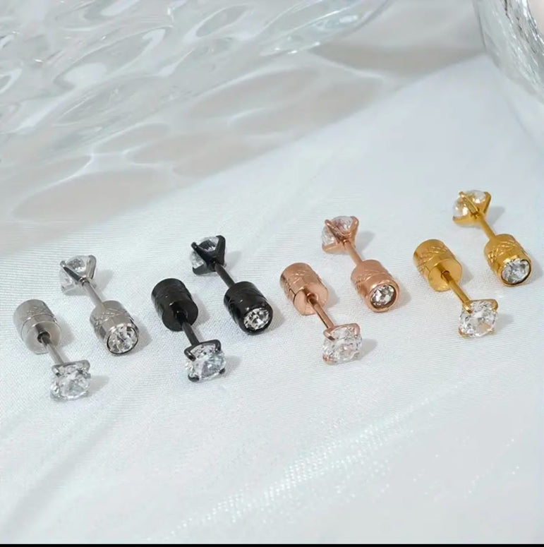 Zircon Earstuds