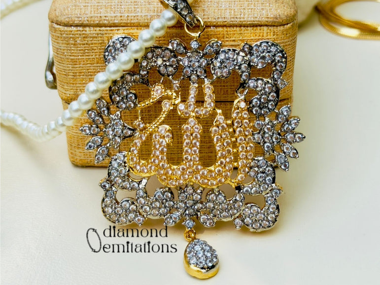 Goldplated Allah pendant