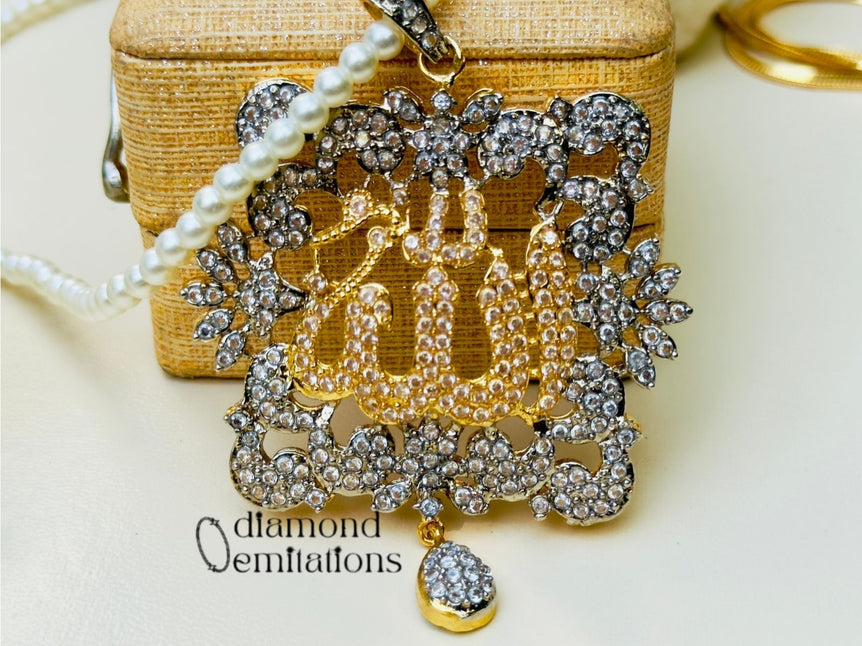 Goldplated Allah pendant