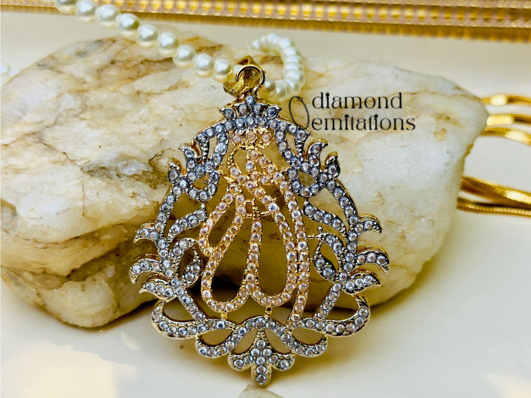 Goldplated Allah pendant