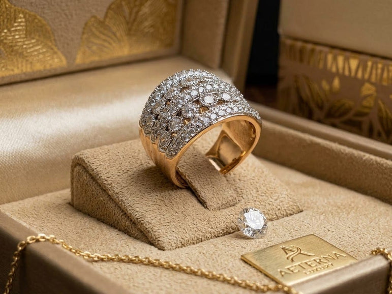 24k Gold Plated Branded Ring