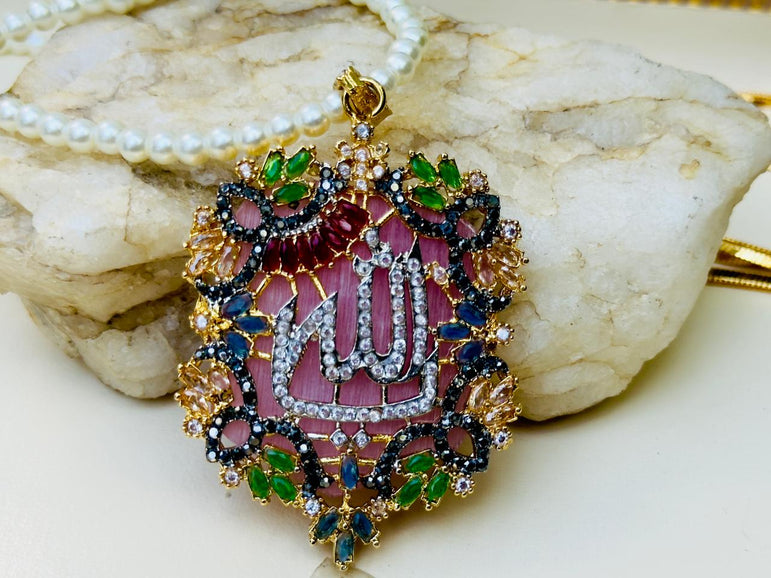 Goldplated Allah pendant