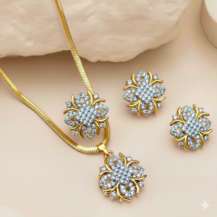 22k Goldplated Pendent Set