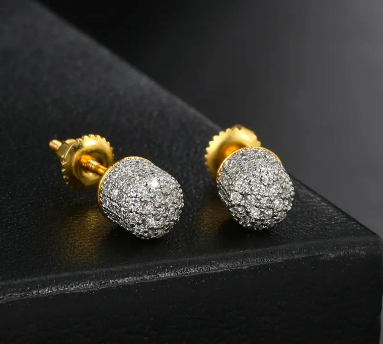 Goldplated Zircon Earstuds