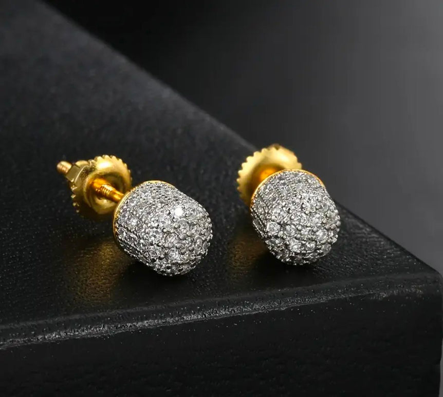 Goldplated Zircon Earstuds