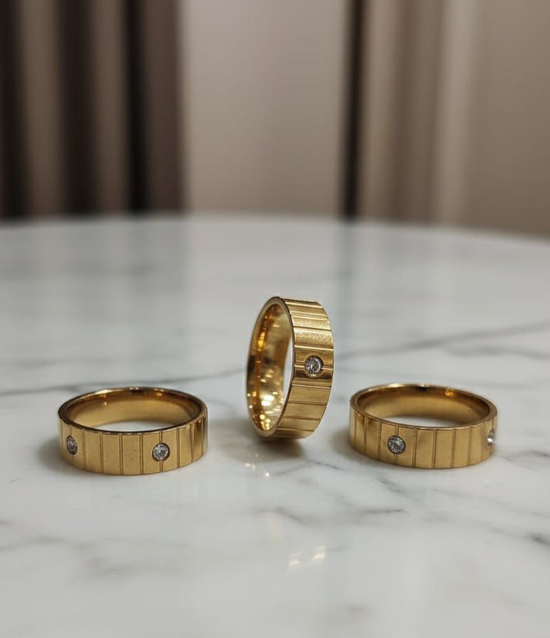 Gold plated imported ring