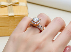 24k gold plated imported branded ring